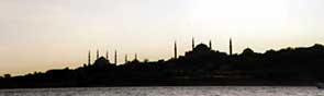 Silhouette von Istanbul
